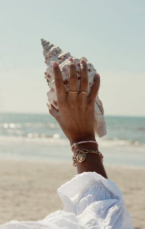 Shell Statement Bracelet