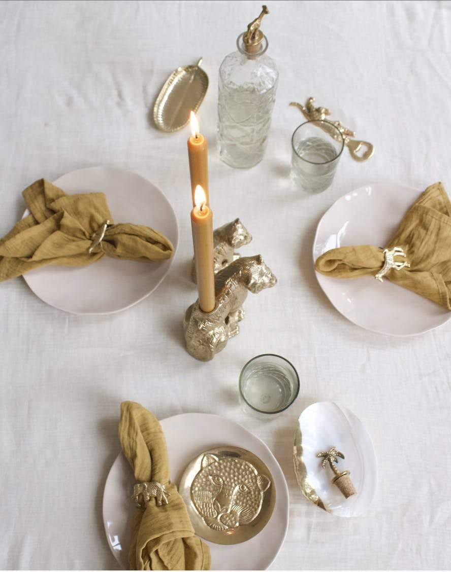 Set of 2 Napkins - Mustard