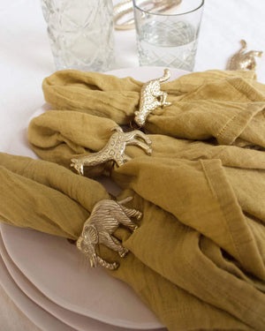 Set of 2 Napkins - Mustard