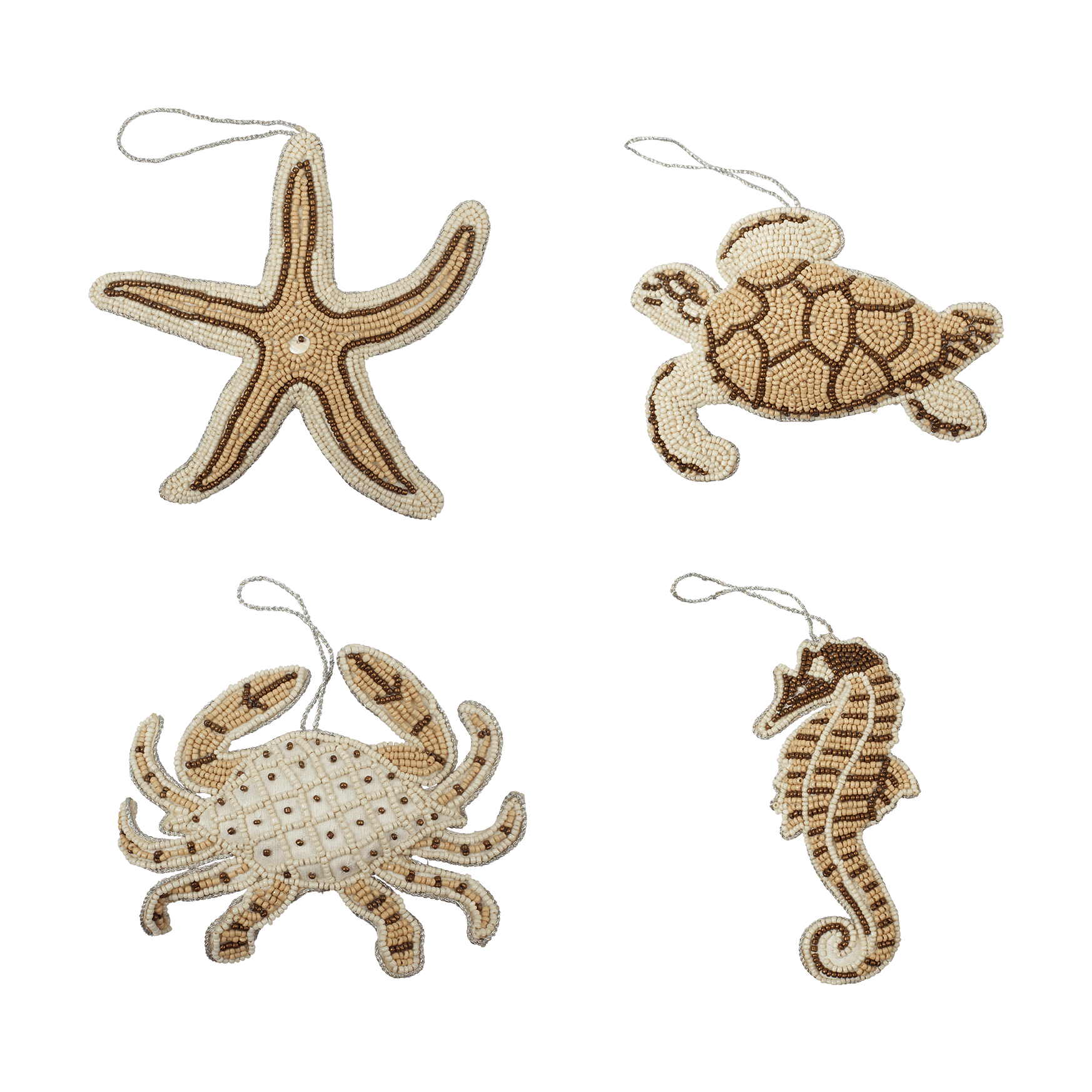 Christmas Bead Ocean Ornaments Set