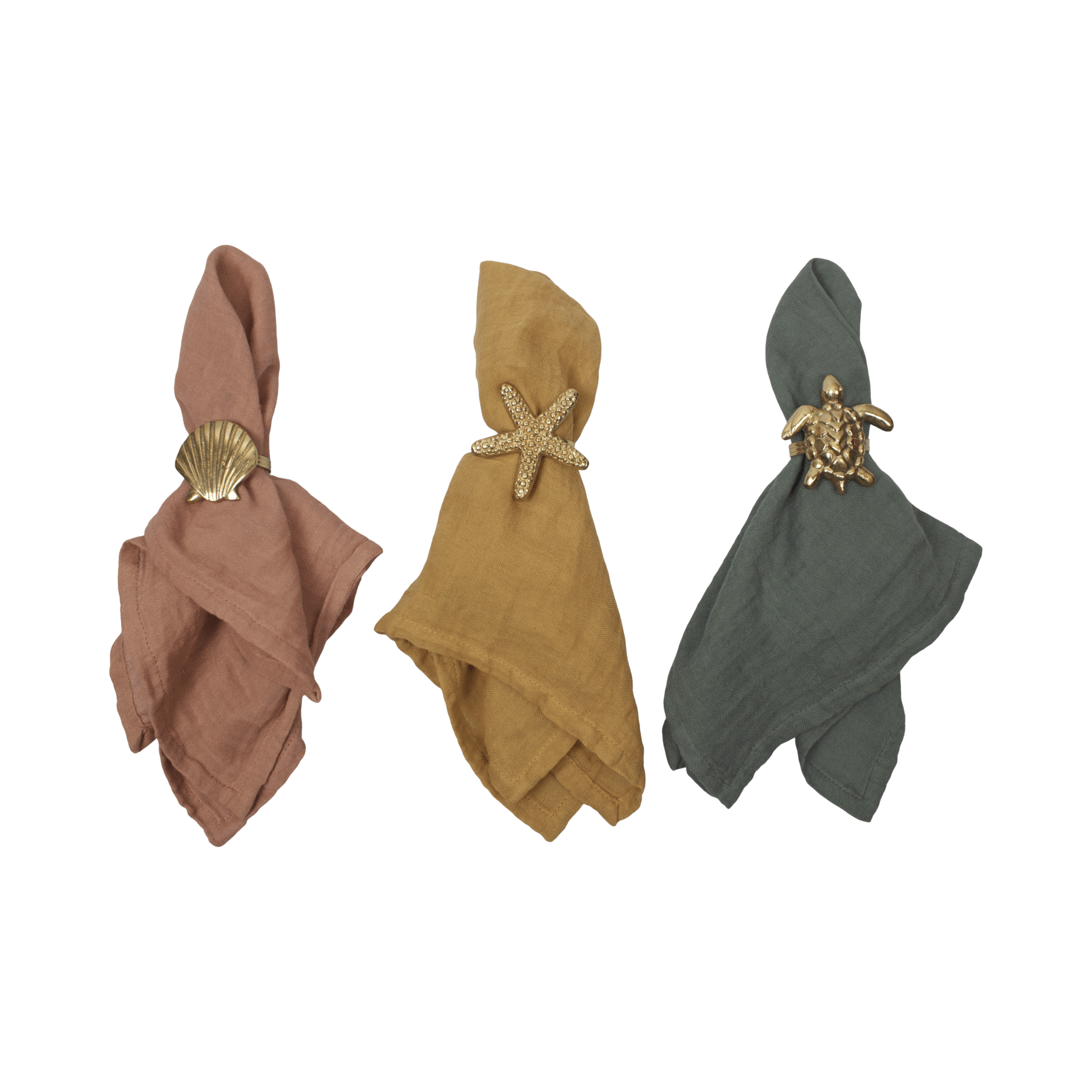 Set of 2 Napkins - Mustard