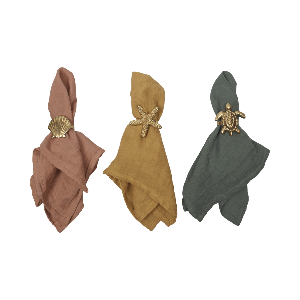 Set of 2 Napkins - Mustard