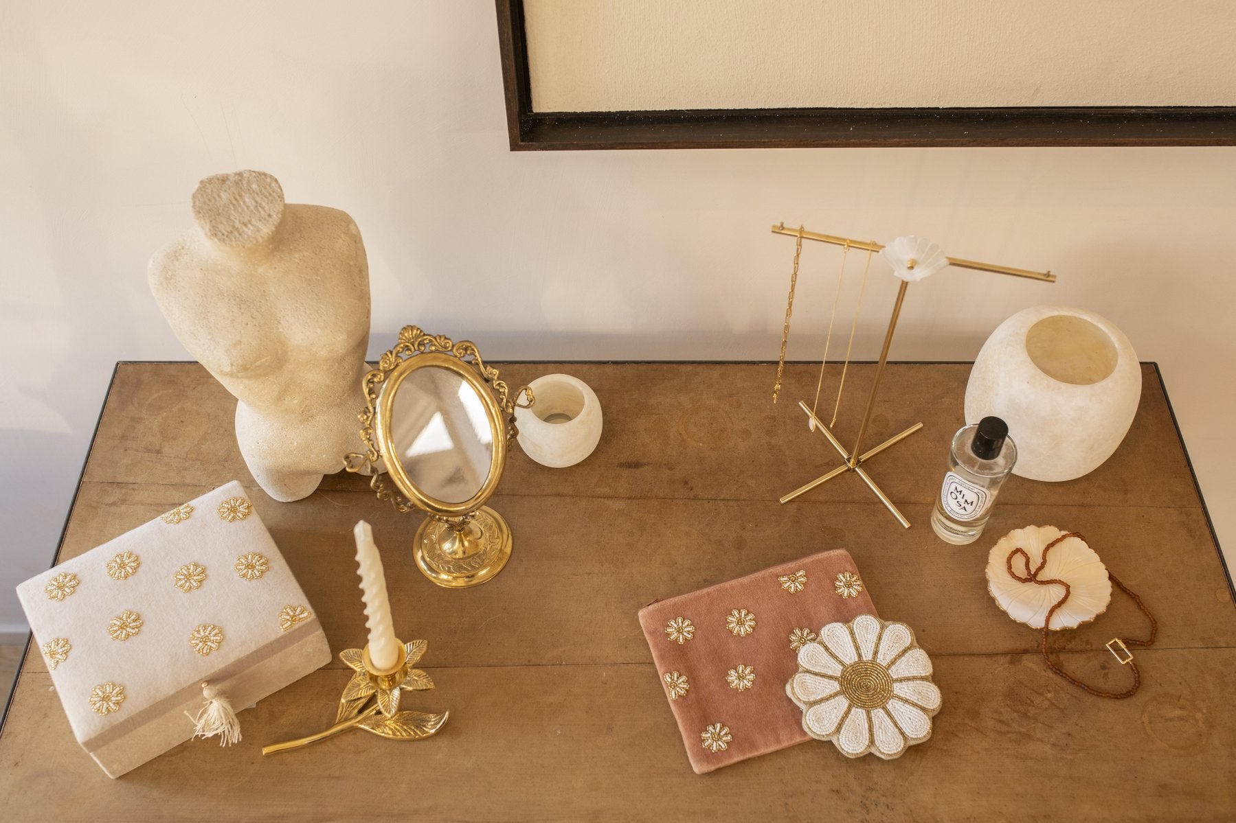 Table Mirror Oval