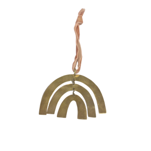 Decorative Hanger Brass Rainbow