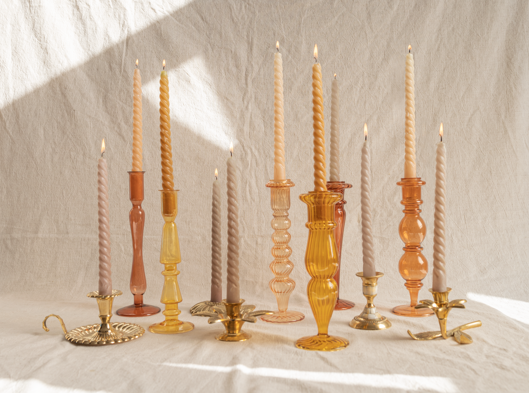 Spiral Candles | Set of 4