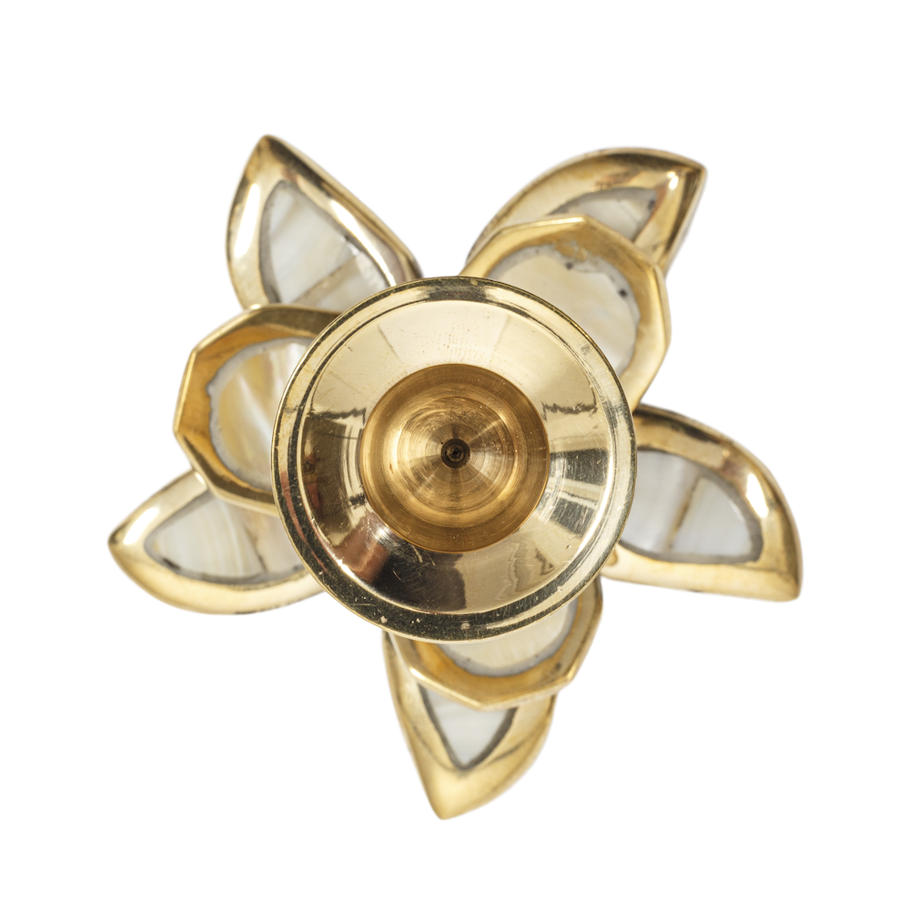 Pearl Flower candle holder