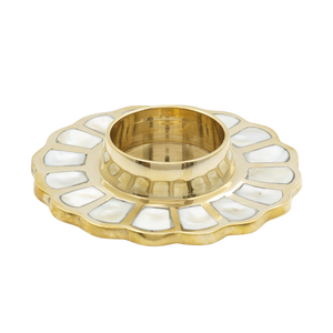Flower Pearl Tea Light Holder