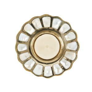 Flower Pearl Tea Light Holder