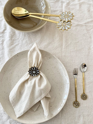 Daisy Pearl Salad Servers | Set of 2