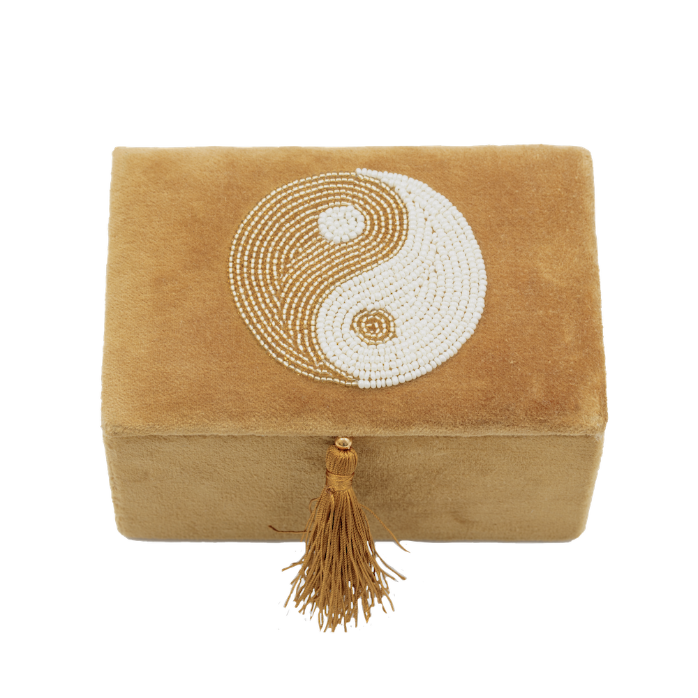 Velvet Box Yin Yang Mustard