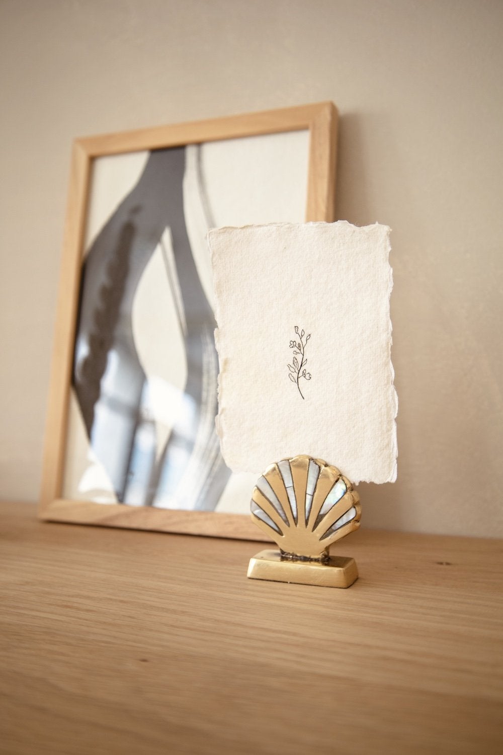 Pearl Shell Card Holder