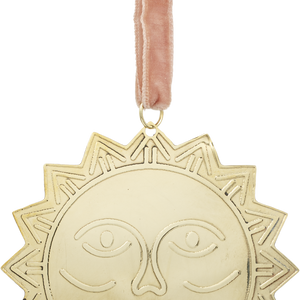 Decorative Hanger Brass Sun