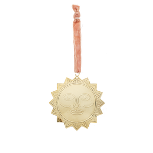 Decorative Hanger Brass Sun