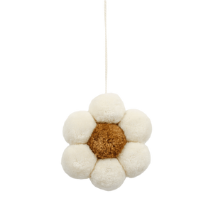 Pom Pom Daisy Hanger Cream