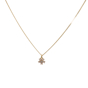 Tiny Daisy Opal Necklace