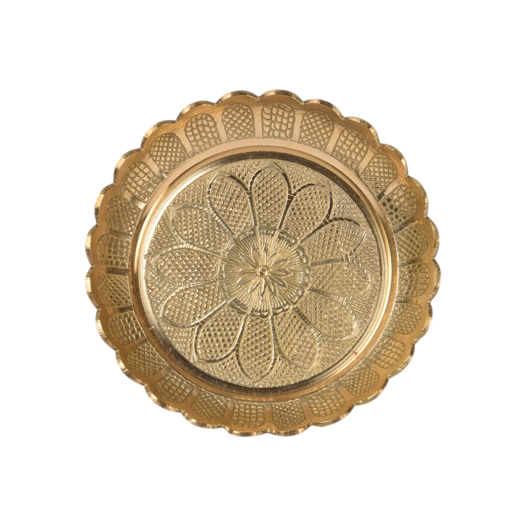 Brass Flower Bowl