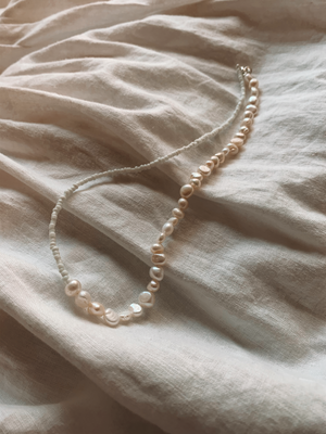 The Half and Half Monsoon Necklace