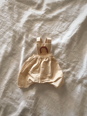 The Little Boho Rainbow | Doll Overalls