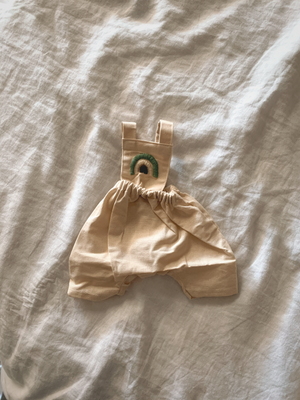 The Little Boho Rainbow | Doll Overalls