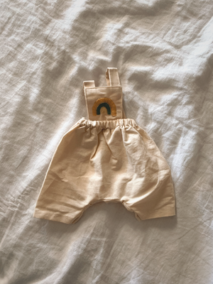The Little Boho Rainbow | Doll Overalls
