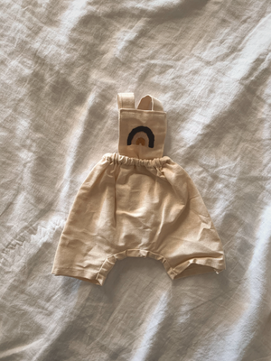 The Little Boho Rainbow | Doll Overalls