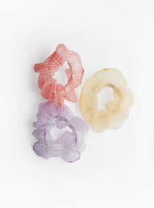 Roxette Scrunchies | Red, Yellow, and Lilac