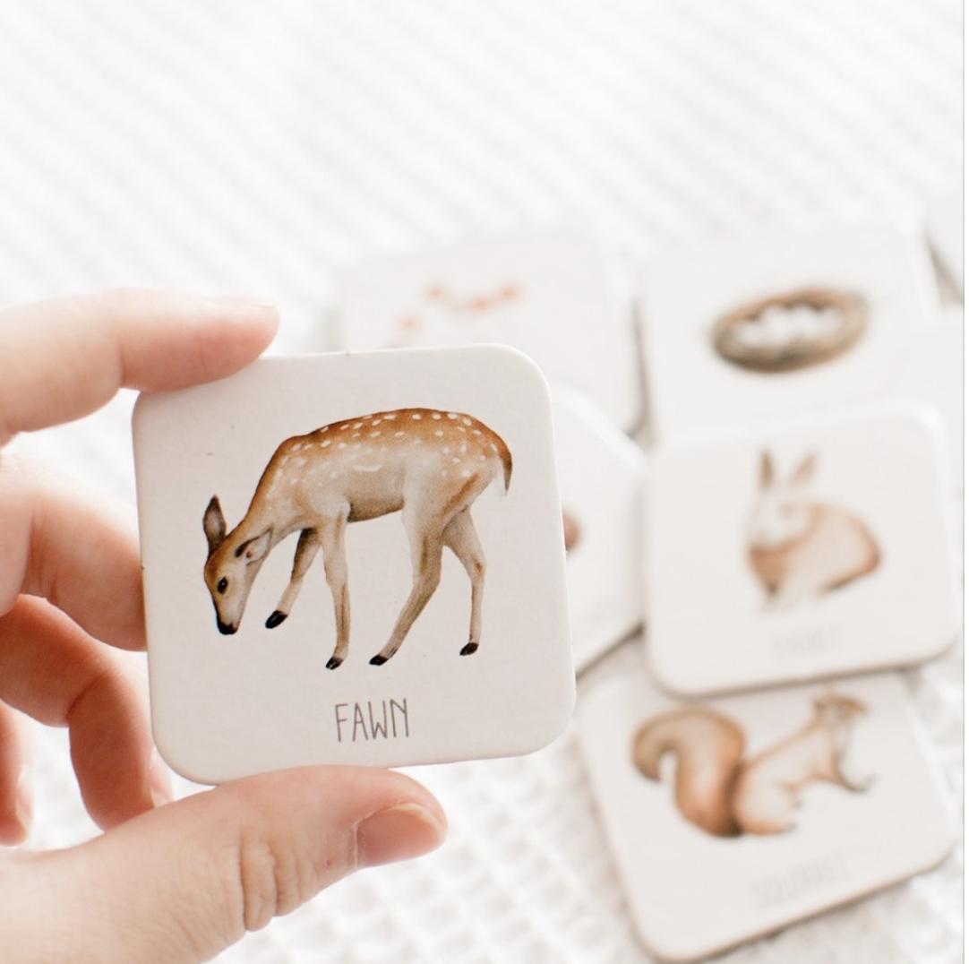 Woodland Memory Card Game