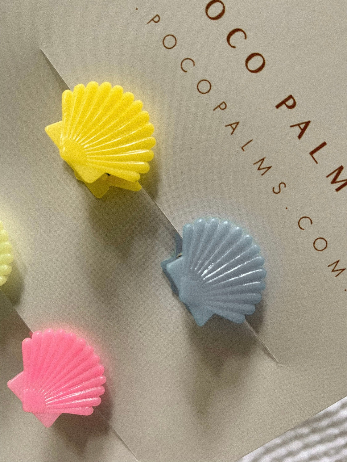 Seashell Hair Clips - Set of 4