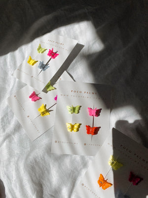 Butterfly Hair Clips - Set of 4