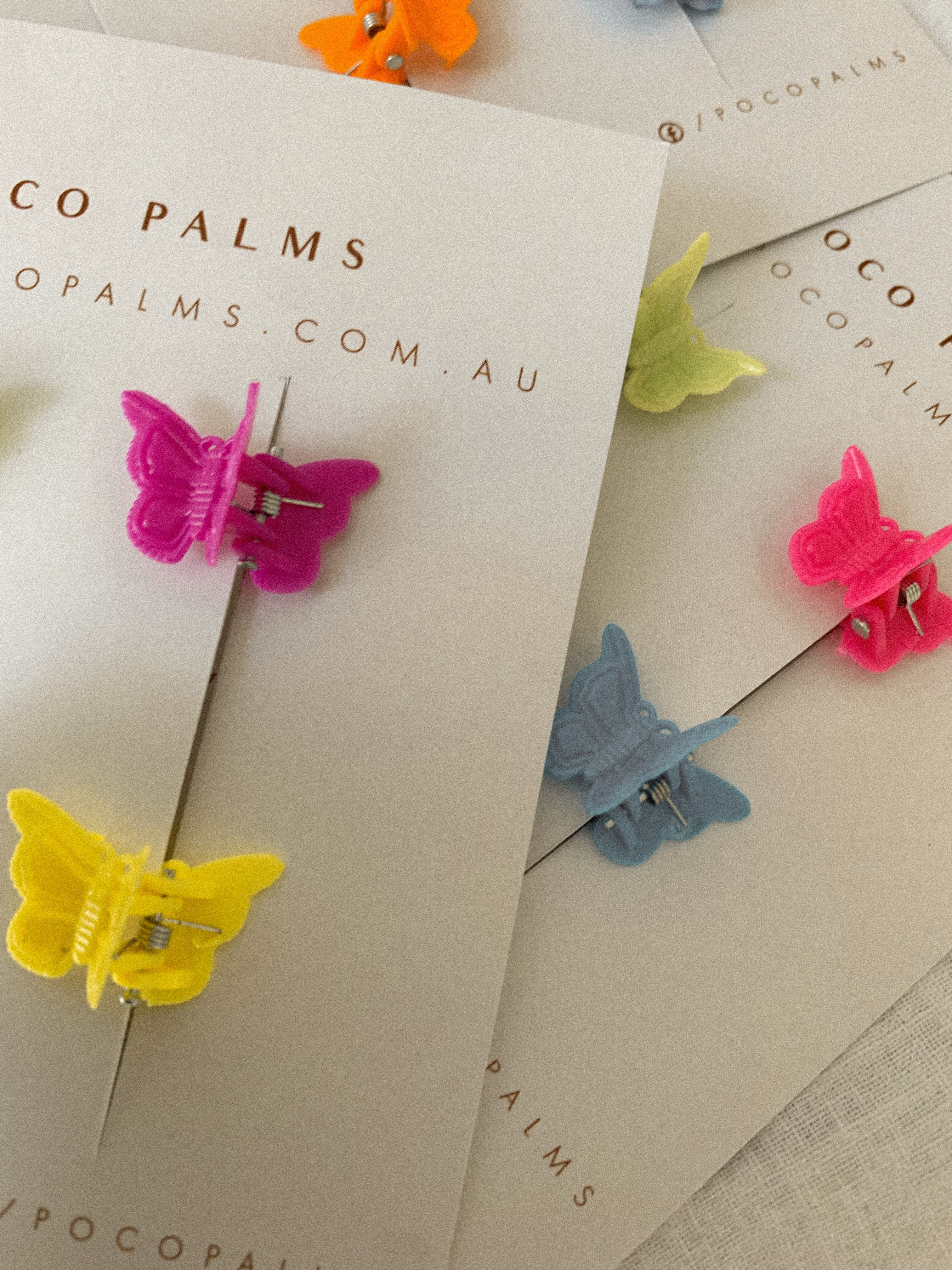 Butterfly Hair Clips - Set of 4