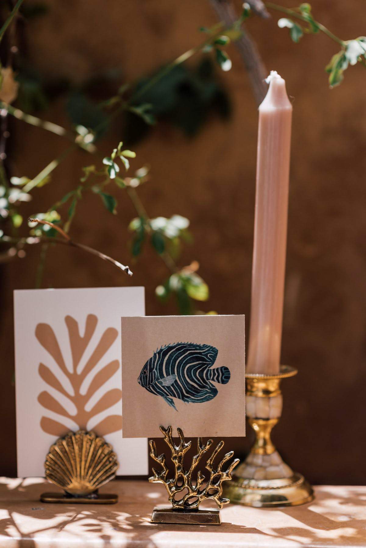 Mother of Pearl candle holder